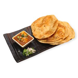 Atta Puri (4 Puri) with Aloo Dum