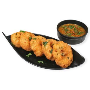 Bara (4 Pieces) with Aloo Dum